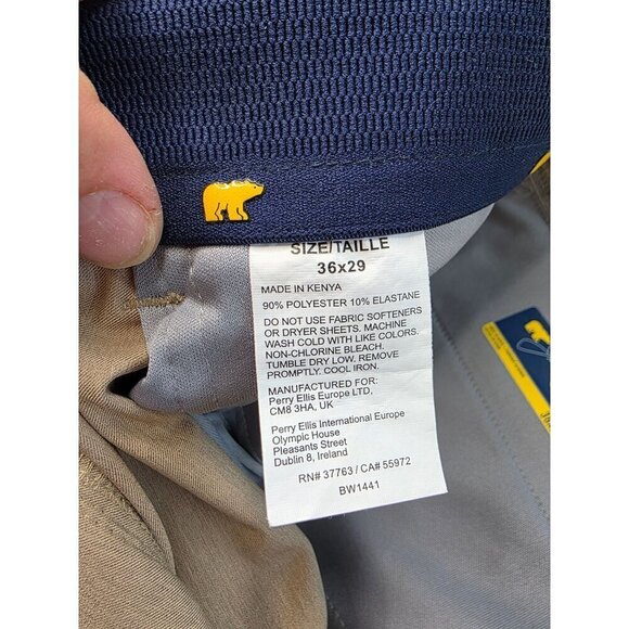 Jack Nicklaus Golden Bear Golf Polo Pants Mens 36x29 Tan, Beige - Picture 11 of 16